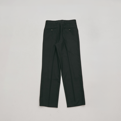 Wool blend twill trousers